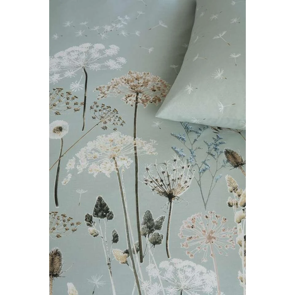 Ariadne At Home Dekbedovertrek Wind - Groen - 140x200/220 Cm 5 Ariadne At Home Dekbedovertrek Wind - Groen - 140x200/220 Cm - Afbeelding 3