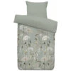 Ariadne At Home Dekbedovertrek Wind - Groen - 140x200/220 Cm