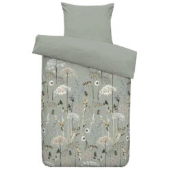 Ariadne At Home Dekbedovertrek Wind - Groen - 140x200/220 Cm