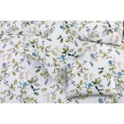 Royal Dekbedovertrek Carlijn Botanisch - Wit/groen - 140x200/220 Cm -Winkel Voor Premium Beddengoed 31105528 1901