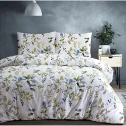 Royal Dekbedovertrek Carlijn Botanisch - Wit/groen - 140x200/220 Cm -Winkel Voor Premium Beddengoed 31105528 1950