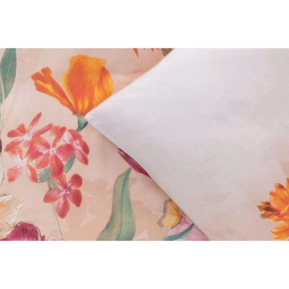 Comfort Dekbedovertrek Rosalinde Bloemen - Multicolour - 140x200/220 Cm 4 Comfort Dekbedovertrek Rosalinde Bloemen - Multicolour - 140x200/220 Cm - Afbeelding 2