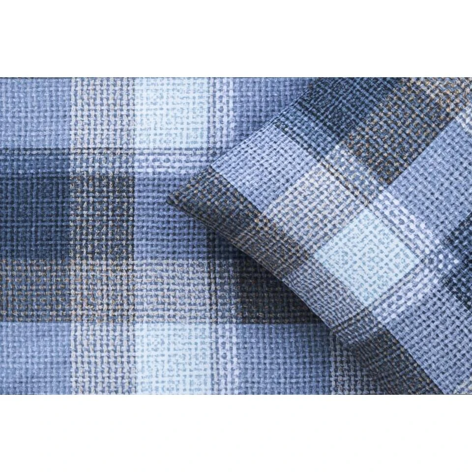 Comfort Dekbedovertrek Jona Ruiten - Blauw/antraciet - 140x200/220 Cm 4 Comfort Dekbedovertrek Jona Ruiten - Blauw/antraciet - 140x200/220 Cm - Afbeelding 2