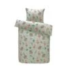 Comfort Dekbedovertrek Naida Dieren - Lichtgroen - 140x200 Cm -Winkel Voor Premium Beddengoed 31106029