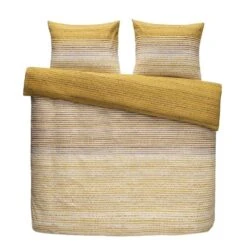 Dekbedovertrek Ivar - Oker - 240x220 Cm