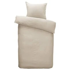 Comfort Dekbedovertrek Daan - Zand - 140x200/220 Cm
