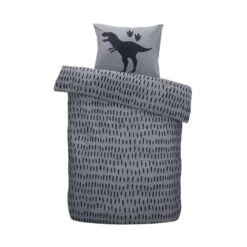 Comfort Dekbedovertrek Luca - Blauw - 140x200 Cm