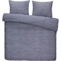 Dekbedovertrek Rees - Grijsblauw - 240x200 Cm