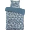 Dekbedovertrek Fez - Blauw - 140x220 Cm -Winkel Voor Premium Beddengoed 31106452