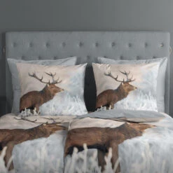 Good Morning Edelhert Dekbedovertrek Grijs-Lits-jumeaux (240 X 200/220 Cm) 14 Good Morning Edelhert Dekbedovertrek Grijs-Lits-jumeaux (240 X 200/220 Cm) -Winkel Voor Premium Beddengoed 31677c24c3964bb7bc9f77248f20bde3