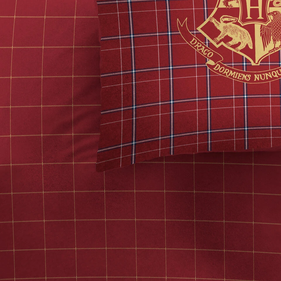 Harry Potter Dekbedovertrek Tartan- Eenpersoons - 140 X 200 Cm - Katoen 5 Harry Potter Dekbedovertrek Tartan- Eenpersoons - 140 X 200 Cm - Katoen - Afbeelding 3