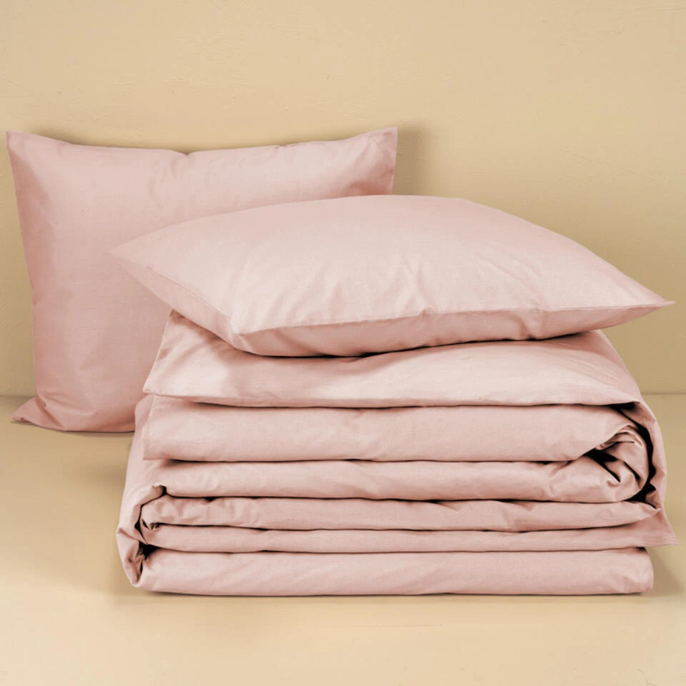 Moodit Dekbedovertrek Basil Pearl Pink - Lits Jumeaux - 240 X 220 Cm - Katoen 6 Moodit Dekbedovertrek Basil Pearl Pink - Lits Jumeaux - 240 X 220 Cm - Katoen - Afbeelding 4