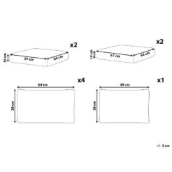 Beliani Kussenovertrek AVOLA - Grijs Polyester 8 Beliani Kussenovertrek AVOLA - Grijs Polyester -Winkel Voor Premium Beddengoed 34698256cd9d4dc0af449be628298950