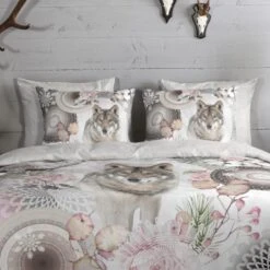 HIP Collectie Isaci Flanel Dekbedovertrek Grijs-1-persoons (140 X 200/220 Cm) -Winkel Voor Premium Beddengoed 5193def6f6a848318a37f9e8c61e4e19