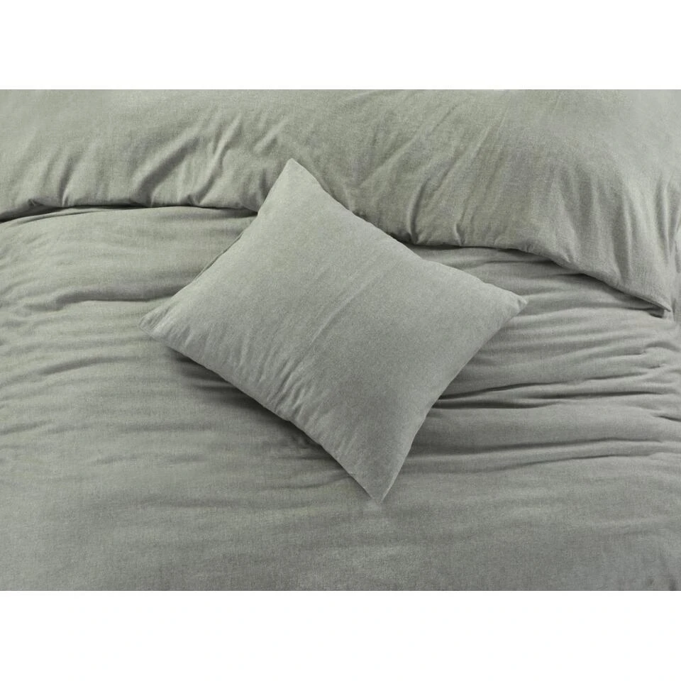 Papillon Dekbedovertrek Brienz Flanel - 140x200/220cm - Groen 7 Papillon Dekbedovertrek Brienz Flanel - 140x200/220cm - Groen - Afbeelding 5