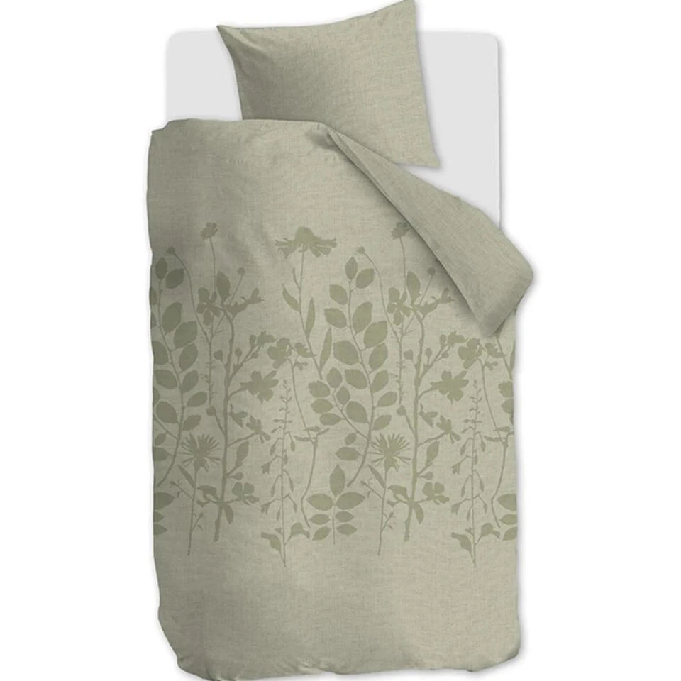 Ariadne At Home Plant Dekbedovertrek - Licht Groen-1-persoons (140... 6 Ariadne At Home Plant Dekbedovertrek - Licht Groen-1-persoons (140... - Afbeelding 4