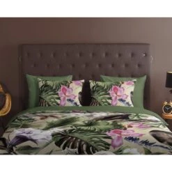 Good Morning Dekbedovertrek "bladeren" - Groen - (200x200/220 Cm) - Katoen 9 Good Morning Dekbedovertrek "bladeren" - Groen - (200x200/220 Cm) - Katoen -Winkel Voor Premium Beddengoed 692649e8edc54eff8fbaa65c718bde3c