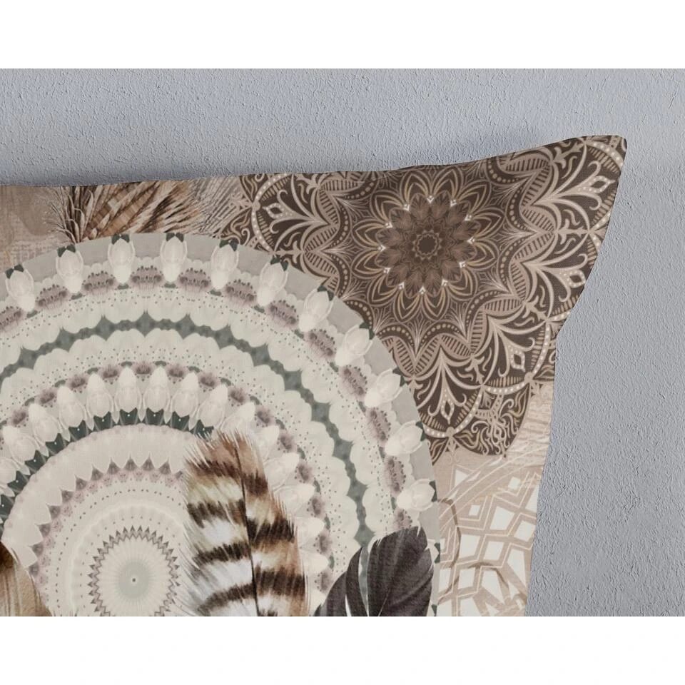 HIP Dekbedovertrek "" - Taupe - (240x200/220 Cm) - Katoen Flanel 6 HIP Dekbedovertrek "" - Taupe - (240x200/220 Cm) - Katoen Flanel - Afbeelding 4