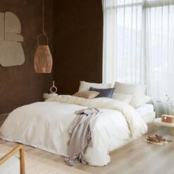 Walra - Dekbedovertrek Yarrow Elegance - 240x220 Cm - Zand -Winkel Voor Premium Beddengoed 73560f3030714466956bc5594d614523