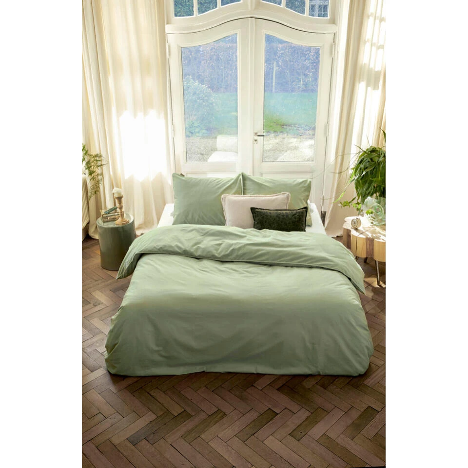 Walra - Dekbedovertrek Sweet Softy - 200x220 Cm - Groen 6 Walra - Dekbedovertrek Sweet Softy - 200x220 Cm - Groen - Afbeelding 4