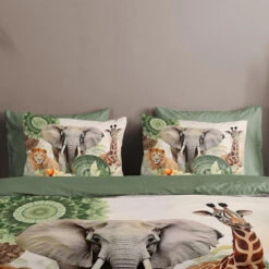 HIP Collectie Sagadar Dekbedovertrek Groen-1-persoons (140 X 200/220 Cm) -Winkel Voor Premium Beddengoed 7edc1cac8ce0479197893d41cd6ff1db