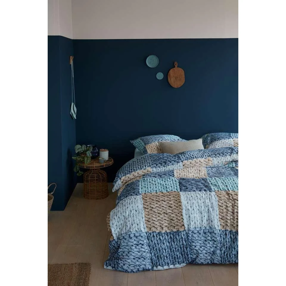 Ariadne At Home Dekbedovertrek Wool Shades - Blauw - 240x200/220 Cm 4 Ariadne At Home Dekbedovertrek Wool Shades - Blauw - 240x200/220 Cm - Afbeelding 2