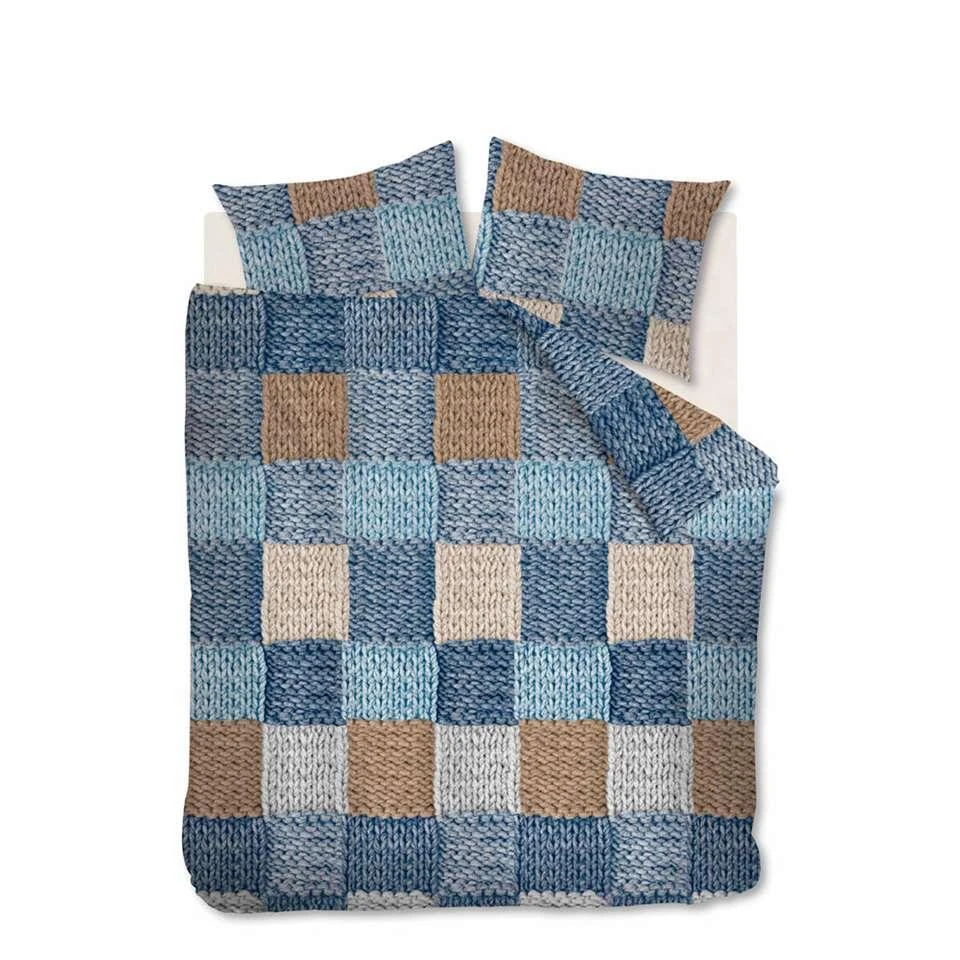 Ariadne At Home Dekbedovertrek Wool Shades - Blauw - 240x200/220 Cm 3 Ariadne At Home Dekbedovertrek Wool Shades - Blauw - 240x200/220 Cm