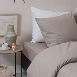 Cinderella Dekbedovertrek Weekend - Taupe - 200x200/220 Cm -Winkel Voor Premium Beddengoed 81025457 0200