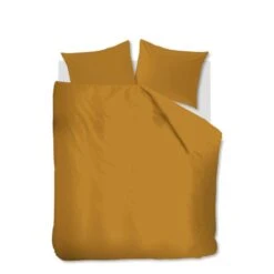 At Home By Beddinghouse Dekbedovertrek Easy - Oker - 240x200/220 Cm