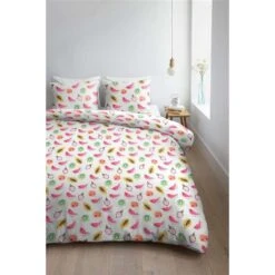 Ambiante Dekbedovertrek Tutti Frutti - Multikleur - 200x200/220 Cm -Winkel Voor Premium Beddengoed 81027915 0200