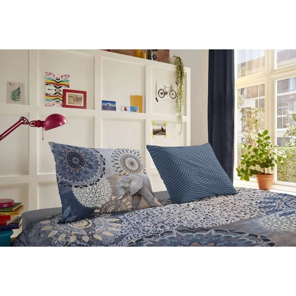 Hip Dekbedovertrek Flanel Bjirke - Blauw - 200x200/220 Cm 4 Hip Dekbedovertrek Flanel Bjirke - Blauw - 200x200/220 Cm - Afbeelding 2