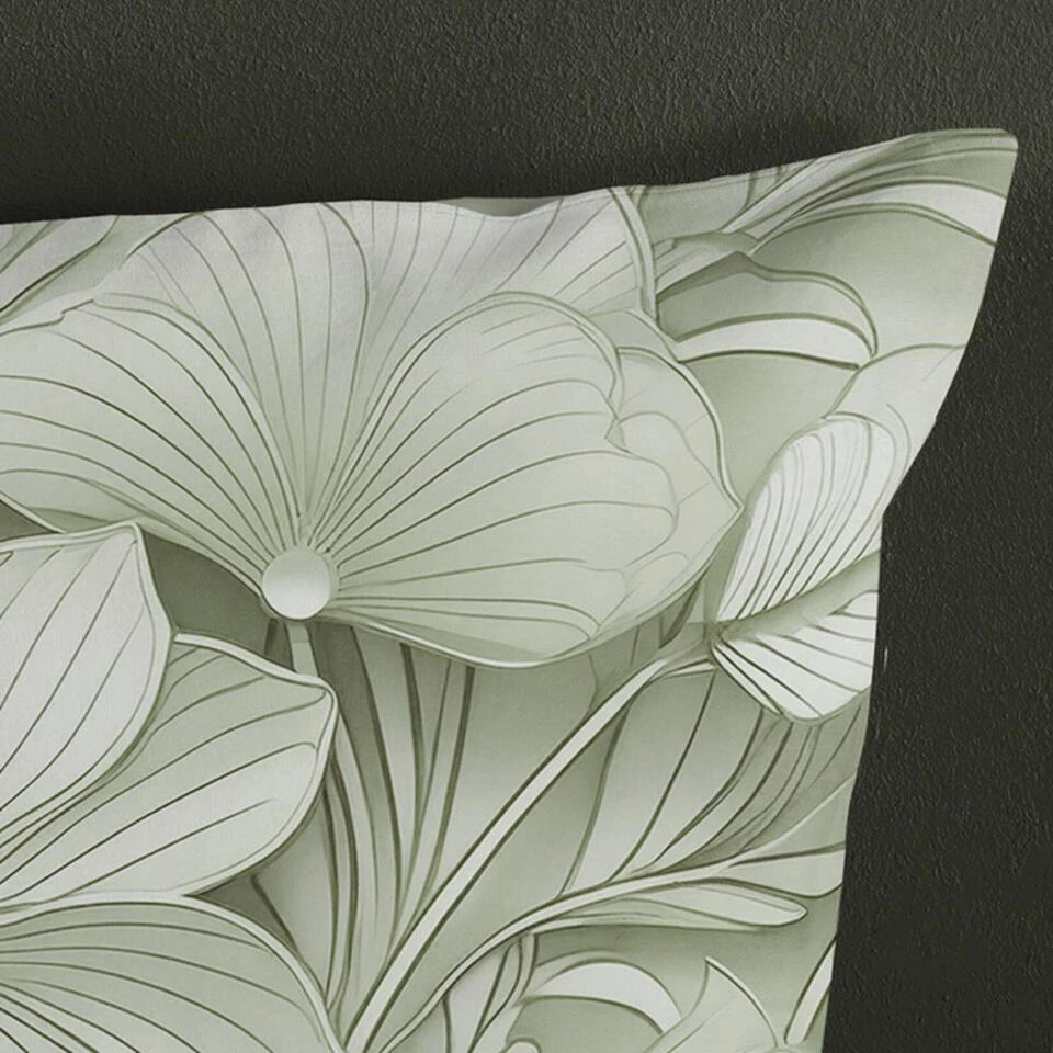 Good Morning Artdeco Dekbedovertrek Groen-1-persoons (140 X 200/220 Cm) 6 Good Morning Artdeco Dekbedovertrek Groen-1-persoons (140 X 200/220 Cm) - Afbeelding 4