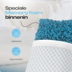 Hoofdkussen Dreamhouse – Memory Foam & Wasbare Hoes 20 Hoofdkussen Dreamhouse – Memory Foam & Wasbare Hoes -Winkel Voor Premium Beddengoed 834e12e4b01a4c09be54dec26edc7bd5