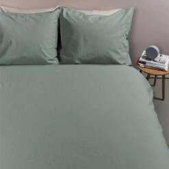 Ambiante Cotton Uni Dekbedovertrek - 260x200/220 - Groen 11 Ambiante Cotton Uni Dekbedovertrek - 260x200/220 - Groen -Winkel Voor Premium Beddengoed 843fae158153483ab389ef4661246a4f