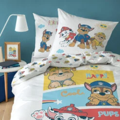 PAW Patrol Dekbedovertrek Happy - Eenpersoons - 140 X 200 Cm - Katoen -Winkel Voor Premium Beddengoed 844854d7d4a94871bd2420843eab87c6