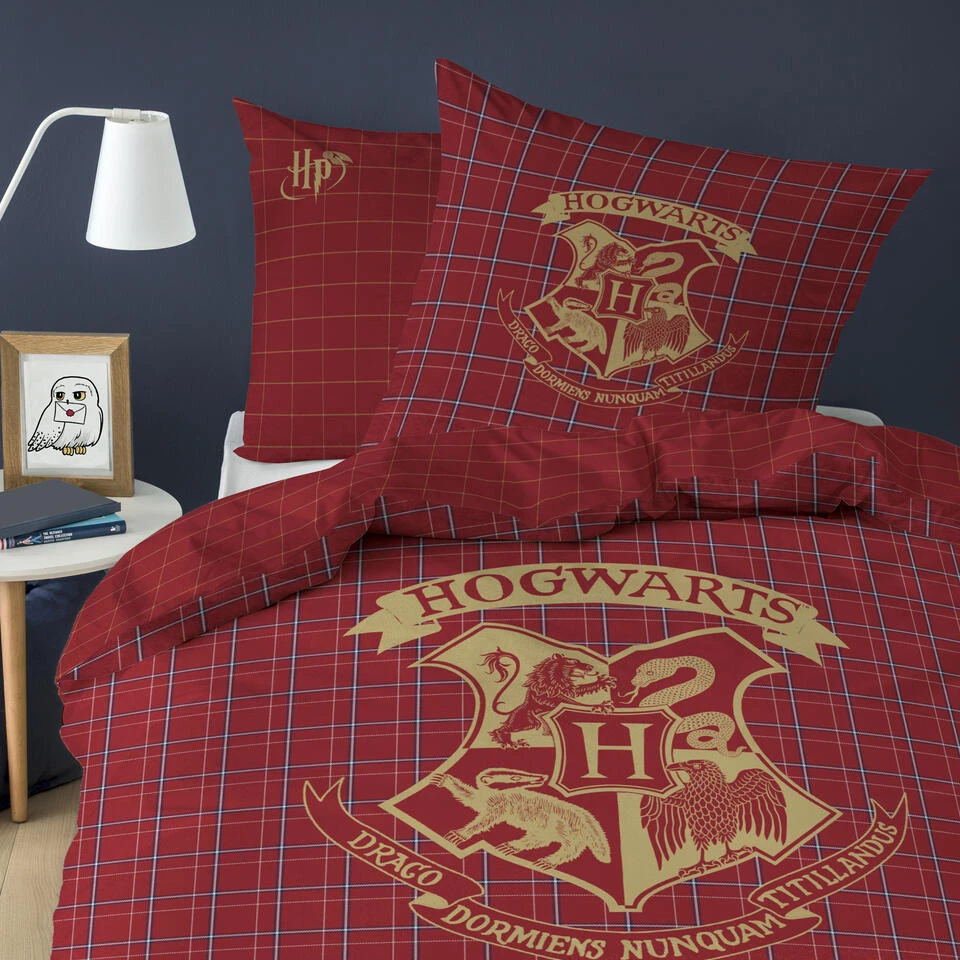 Harry Potter Dekbedovertrek Tartan- Eenpersoons - 140 X 200 Cm - Katoen 6 Harry Potter Dekbedovertrek Tartan- Eenpersoons - 140 X 200 Cm - Katoen - Afbeelding 4