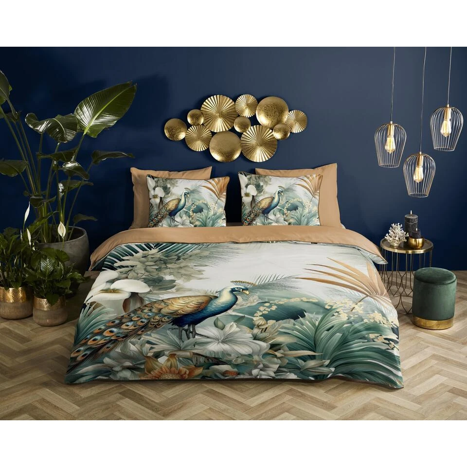 Descanso Pauw Dekbedovertrek Multi-2-persoons (200 X 200/220 Cm) 4 Descanso Pauw Dekbedovertrek Multi-2-persoons (200 X 200/220 Cm) - Afbeelding 2