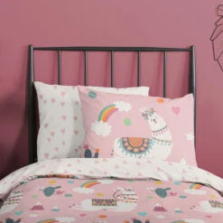 Pure Kinderdekbedovertrek "lama / Alpaca" - Roze - (140x200/220 Cm) - Microfiber 16 Pure Kinderdekbedovertrek "lama / Alpaca" - Roze - (140x200/220 Cm) - Microfiber -Winkel Voor Premium Beddengoed 8dc98bc70d5a4fb5a314e26252cb5aa5