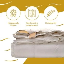 Ten Cate 100% Ganzendonzen 4-Seizoenen Dekbed 200x200 Cm -Winkel Voor Premium Beddengoed 9003f8a31fb04070926c64c818800c1c 1