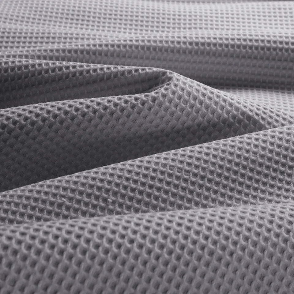 Zavelo DeLuxe Waffle Dekbedovertrek Antraciet-Lits-jumeaux (240 X 200/220 Cm) 7 Zavelo DeLuxe Waffle Dekbedovertrek Antraciet-Lits-jumeaux (240 X 200/220 Cm) - Afbeelding 5