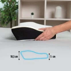 Vitapur Memosilver Anatomisch Anti-Snurk Kussen - 60x40 Cm -Winkel Voor Premium Beddengoed 99bd17fb9fbc4cb2b13c0d6ef369fc75