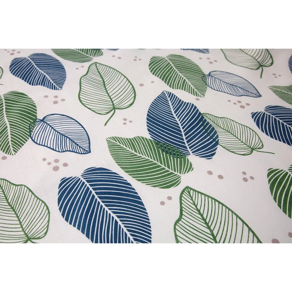 Ten Cate Katoenen Dekbedovertrek - 240x200/220 Cm - Graphic Leaves 11 Ten Cate Katoenen Dekbedovertrek - 240x200/220 Cm - Graphic Leaves - Afbeelding 9