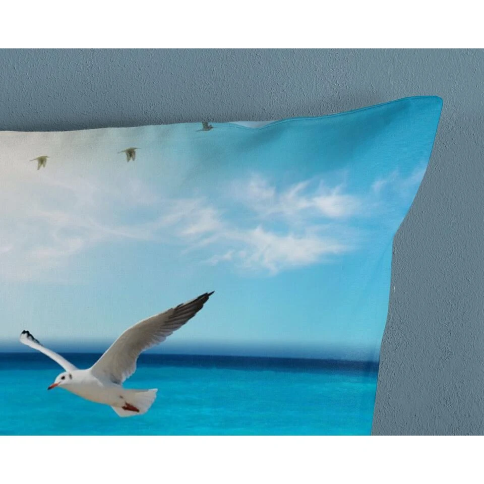 Good Morning Dekbedovertrek "strandthema" - Multi - (240x200/220 Cm) - Katoen 6 Good Morning Dekbedovertrek "strandthema" - Multi - (240x200/220 Cm) - Katoen - Afbeelding 4