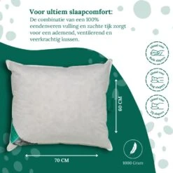 Ten Cate 100% Eendenveren Hoofdkussen - 60x70 - 2 Stuks 11 Ten Cate 100% Eendenveren Hoofdkussen - 60x70 - 2 Stuks -Winkel Voor Premium Beddengoed a846e9339ba54a81bc04fd3aaa28fffe