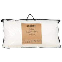 TRIGLAV - Hoofdkussen Hoog - Wit - 80 X 80 Cm - Polyester -Winkel Voor Premium Beddengoed a8dabd5003304ba78d3b1158193b6c8a