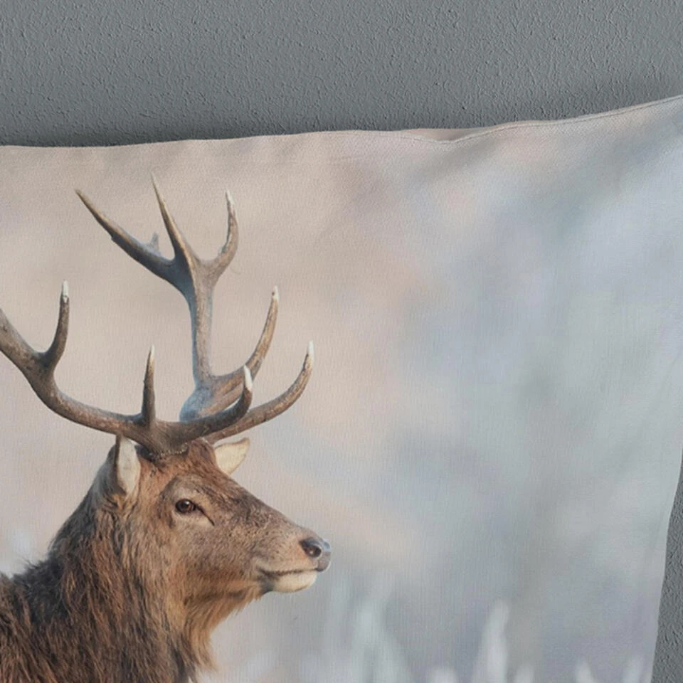 Good Morning Edelhert Dekbedovertrek Grijs-Lits-jumeaux (240 X 200/220 Cm) 7 Good Morning Edelhert Dekbedovertrek Grijs-Lits-jumeaux (240 X 200/220 Cm) - Afbeelding 5