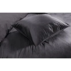 Papillon Dekbedovertrek Uni Velvet - 200x200/220 Cm - Grijs -Winkel Voor Premium Beddengoed ad5a9aea32f24c01bf25f69d1fbf0c56
