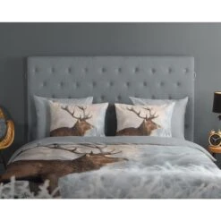 Good Morning Edelhert Dekbedovertrek Grijs-Lits-jumeaux (240 X 200/220 Cm) 17 Good Morning Edelhert Dekbedovertrek Grijs-Lits-jumeaux (240 X 200/220 Cm) -Winkel Voor Premium Beddengoed b64a592cfb444b0080b31141132d1a09