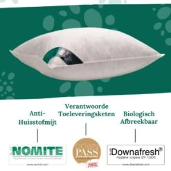 Ten Cate 100% Eendenveren Hoofdkussen - 60x70 - 2 Stuks 10 Ten Cate 100% Eendenveren Hoofdkussen - 60x70 - 2 Stuks -Winkel Voor Premium Beddengoed bacd2a26d602464a9ef49b3b7271b8f5