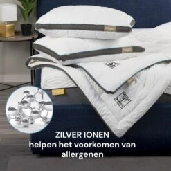 Vitapur Dekbed - Dekbed 140x200 - Premium Memosilver - All Year Dekbed - Wit -Winkel Voor Premium Beddengoed bdb19fae83584f6989d94aee7a434aef